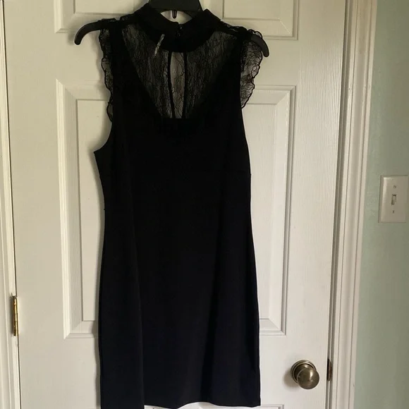 Free People Black Sleeveless Backless Dress L - Picture 6 of 6